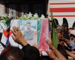 مراسم وداع با پیکر شهید پاسدار حسن احمدی